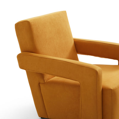 Nova Lemon Matt Fabric Utrecht Armchair-Yellow Matt Fabric