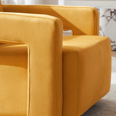 Nova Lemon Matt Fabric Utrecht Armchair