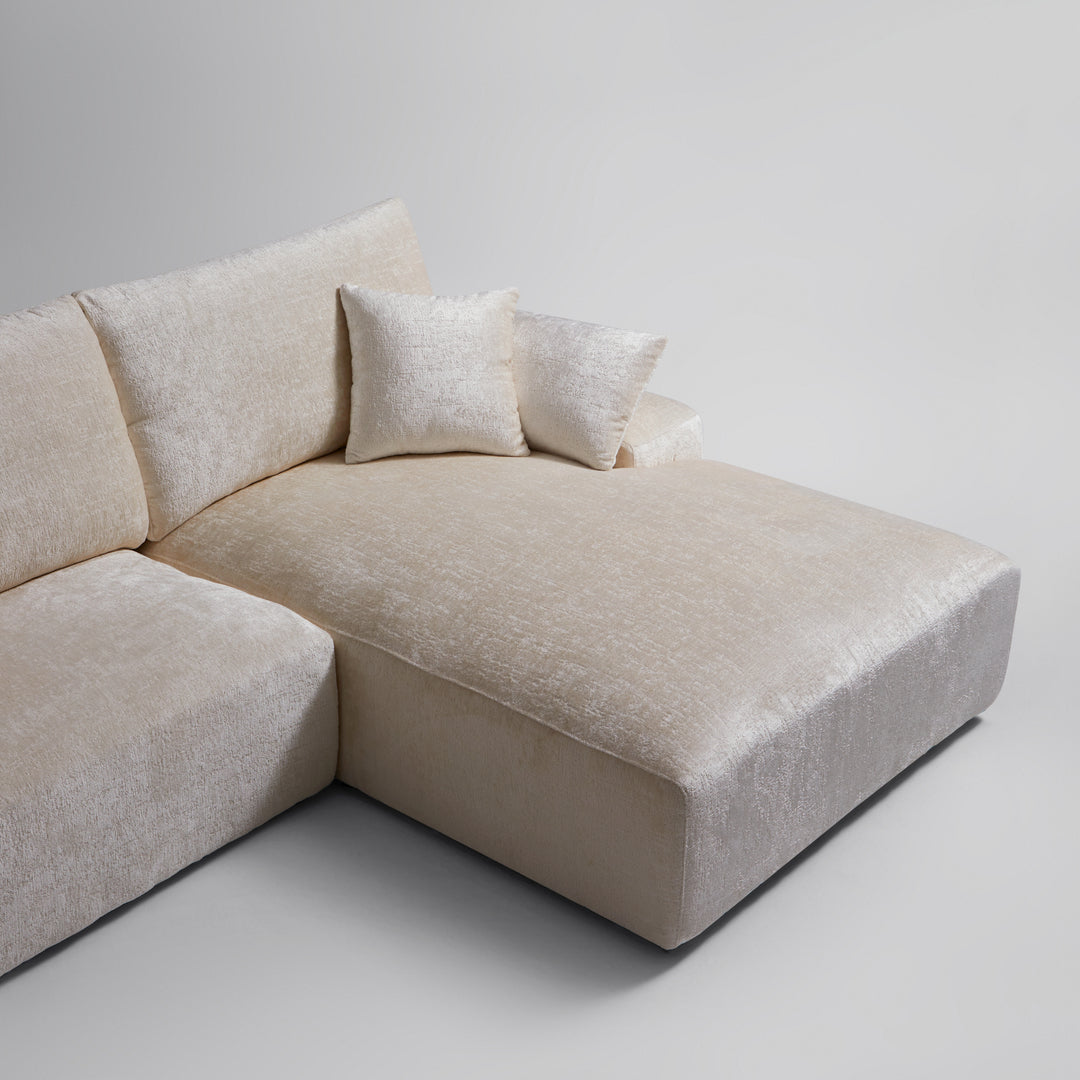 The Empress Minimalist Modular Sectional, Beige – SOKA HOME