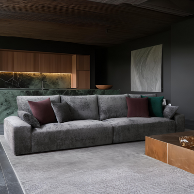 The Empress Gray Sofa