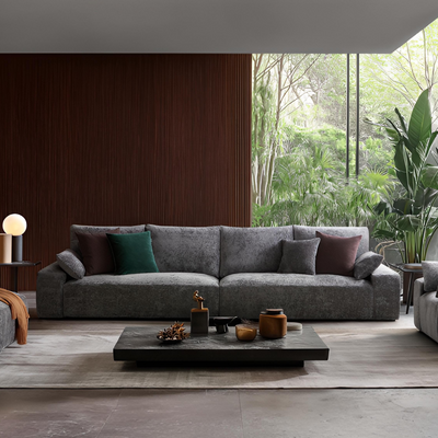 The Empress Gray Sofa