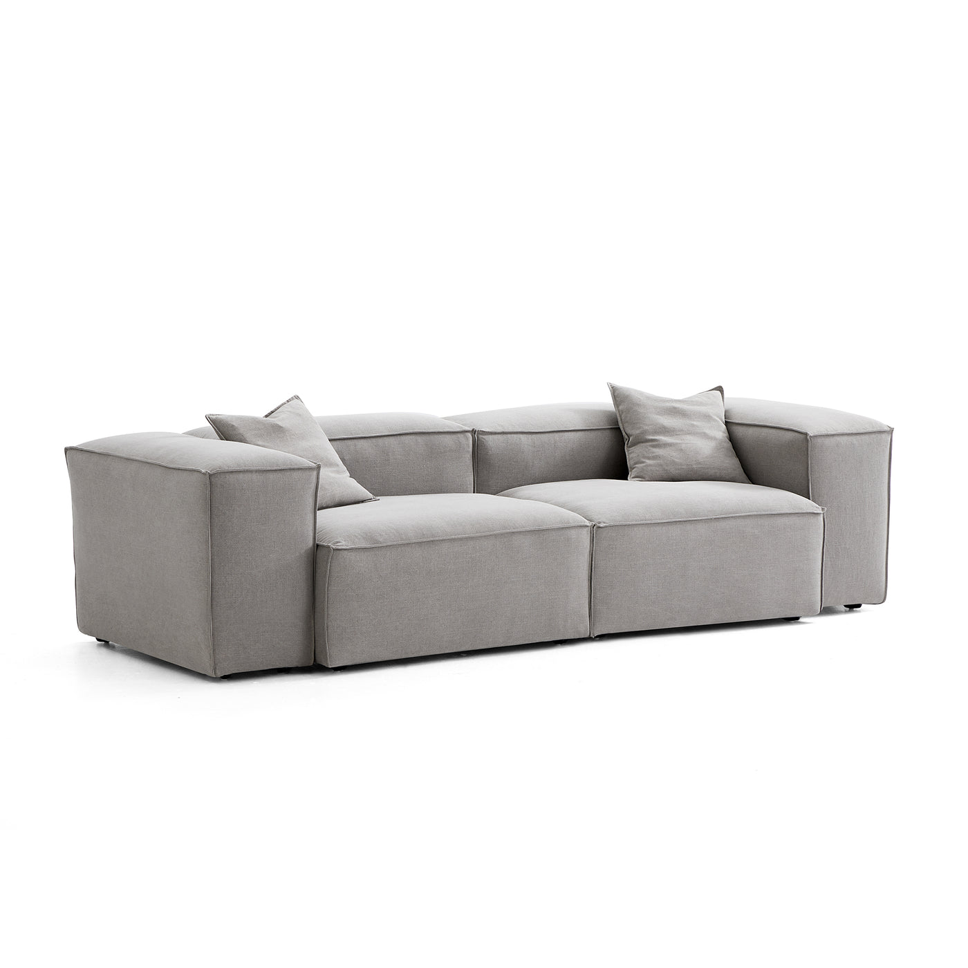 Freedom Modular Sectional Sofa-New Gray-106.3"-High