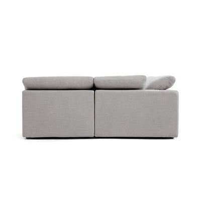 Tender Wabi Sabi Light Gray Sofa Bed-Gray