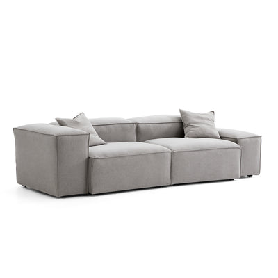 Freedom Modular Sectional Sofa-New Gray-106.3"-Low & High