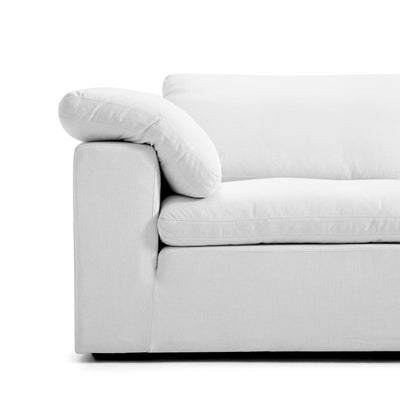 Tender Wabi Sabi Sand L Shaped Sectional-White