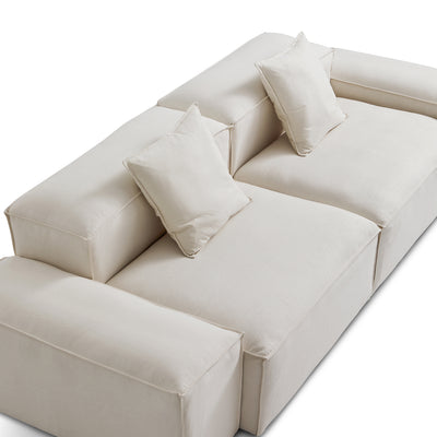 Freedom Modular Sectional Sofa-Beige-106.3"-Low