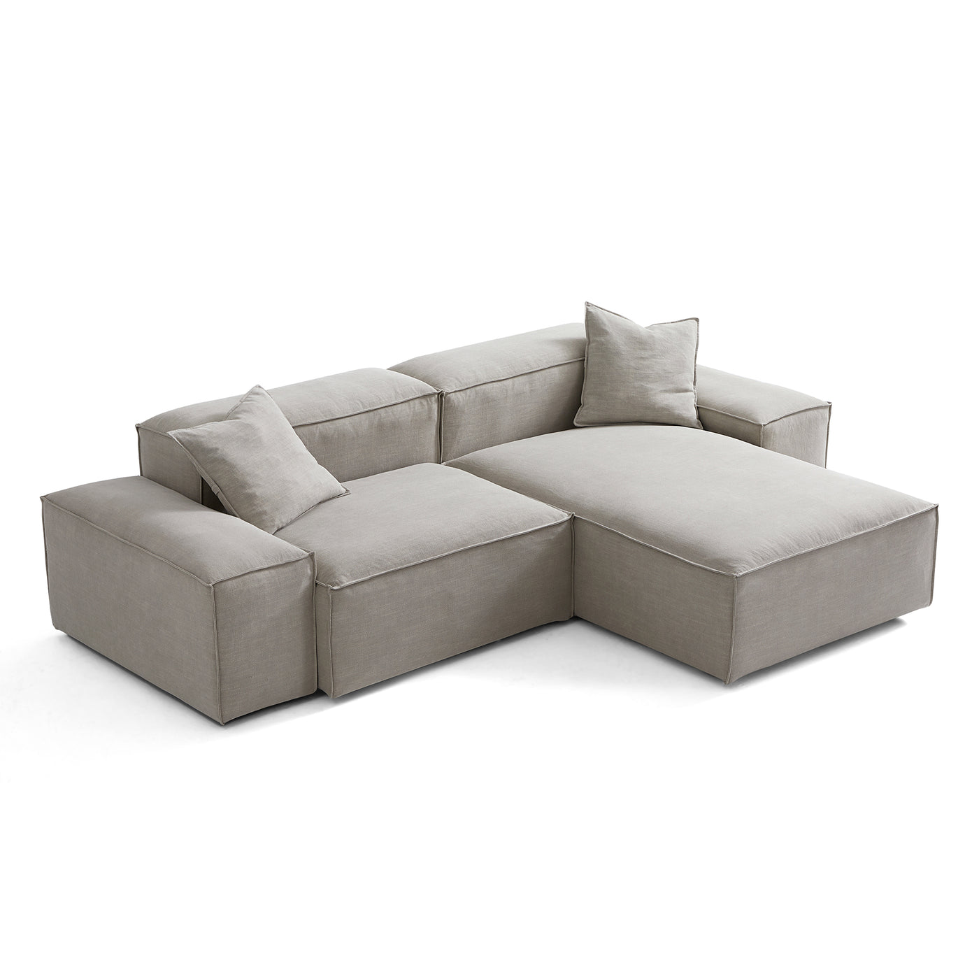 Freedom Modular New Gray Sectional Sofa