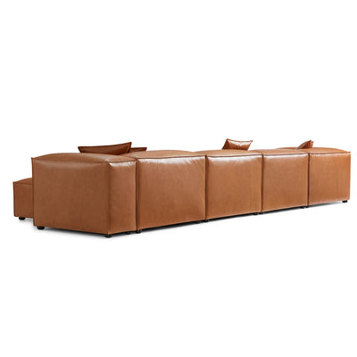 Benthe Modular Tan Open End Sectional Sofa-Tan