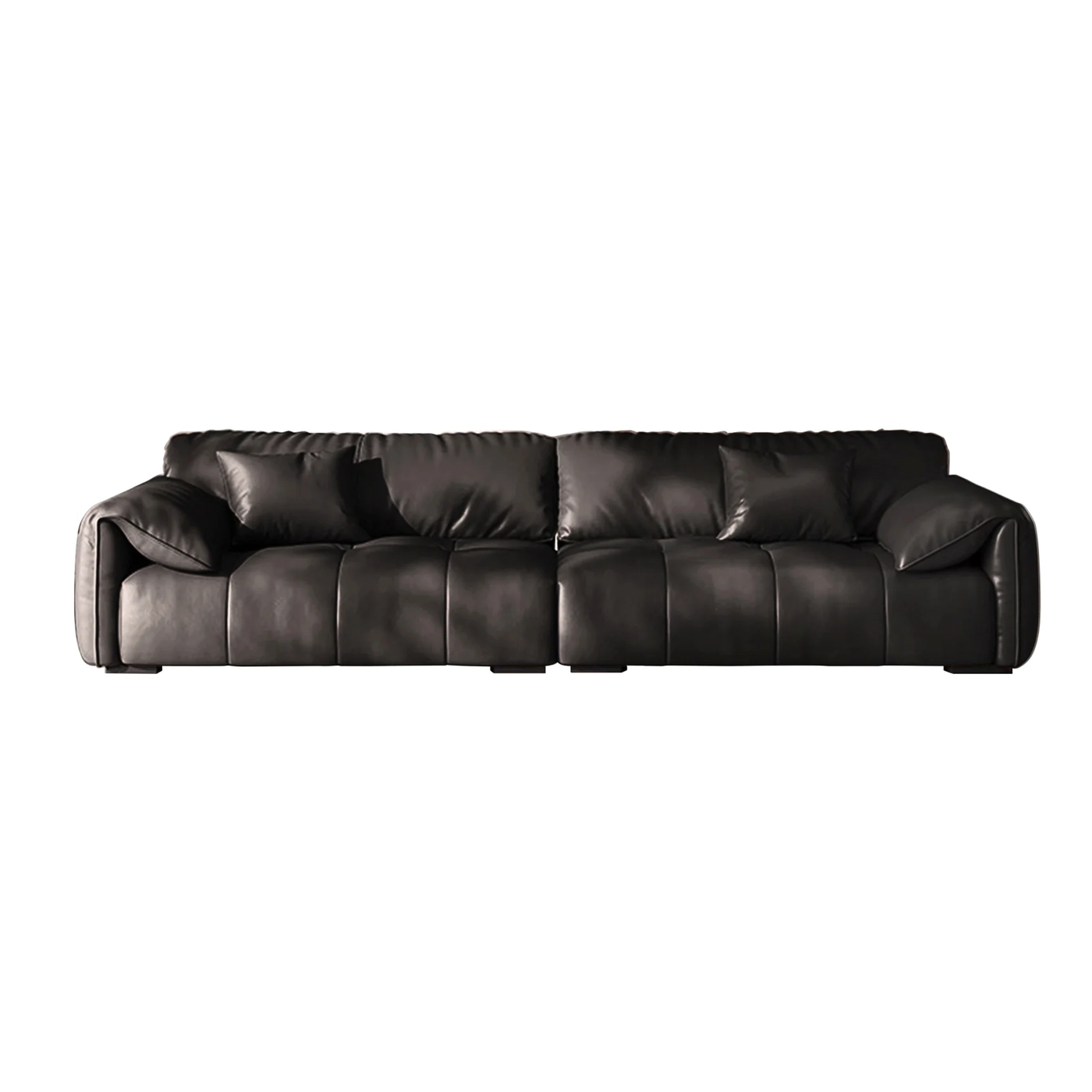Anorea Brown Contemporary Minimalist Sofa