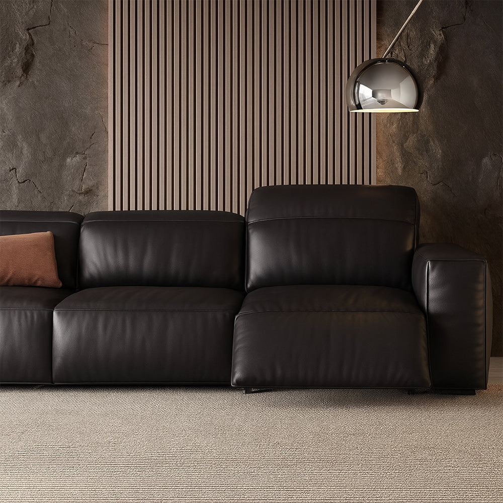 Gallant Top Grain Leather Power Recliner Sofa