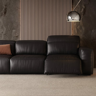 Gallant Top Grain Leather Power Recliner Sofa