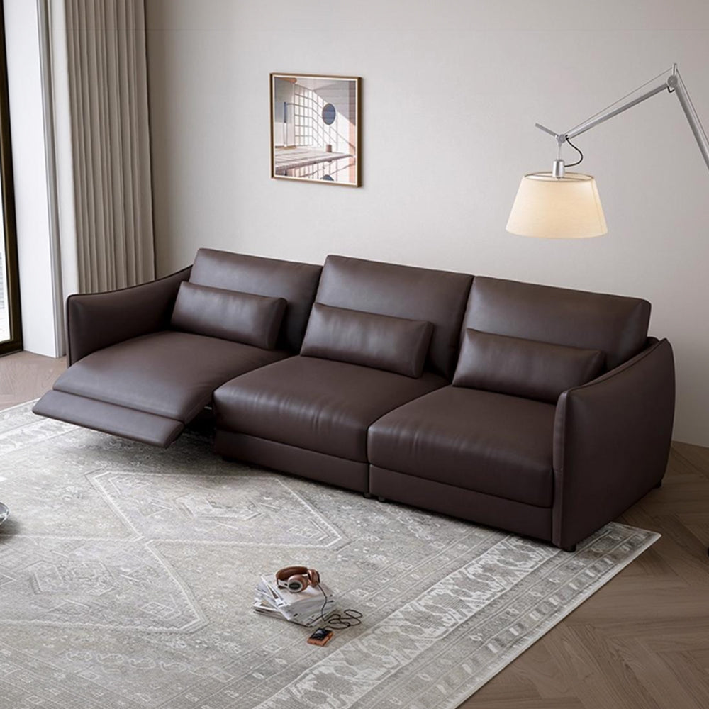 Ashby Top Grain Leather Power Recliner Sofa