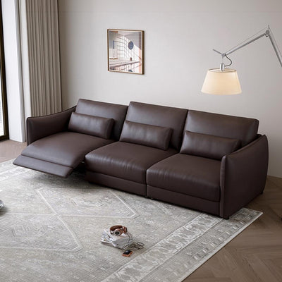 Ashby Top Grain Leather Power Recliner Sofa