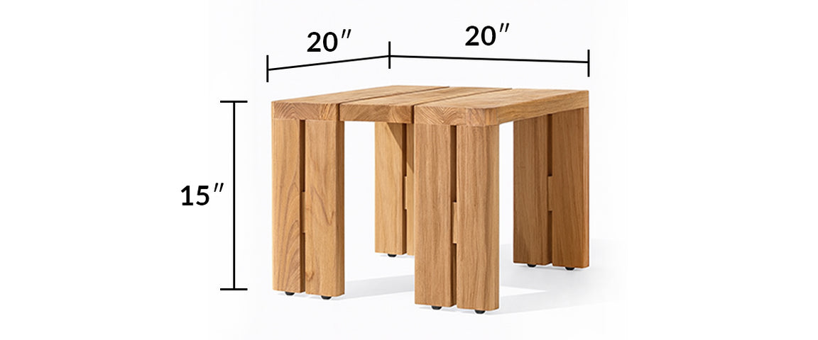 Camryn Outdoor Chat Set With Cushions, Teak/Coffee