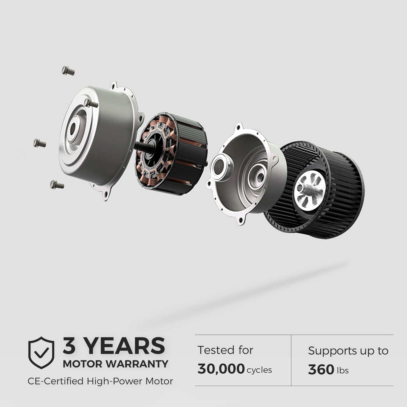 Louis Leather Power Recliner Sofa