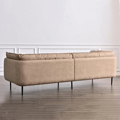Vanilla Brown Fabric Sofa and Sectional