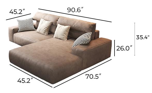 Chestnut Sectional