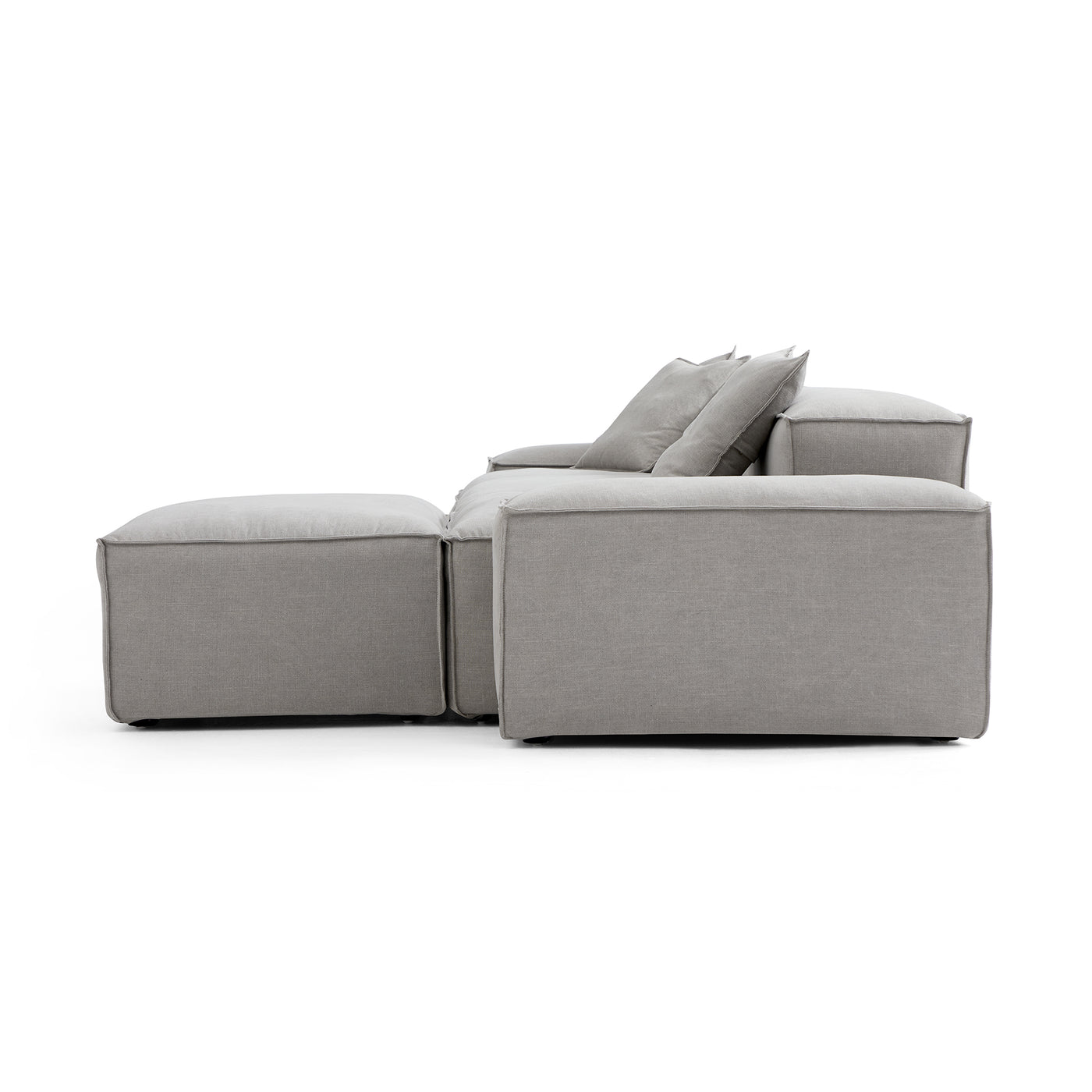 Freedom Modular Sofa with Ottoman-New Gray