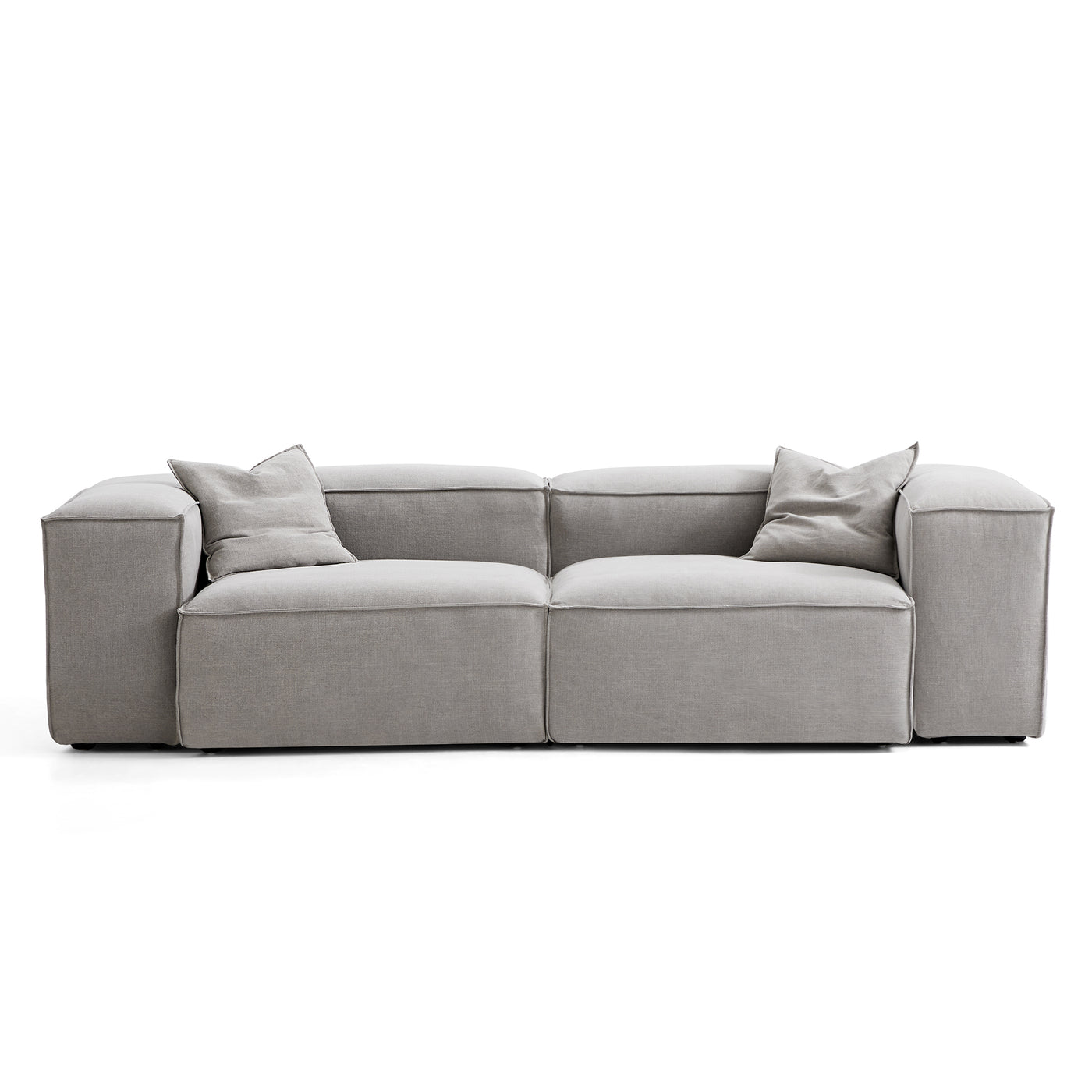 Freedom Modular Sectional Sofa-New Gray-106.3"-High