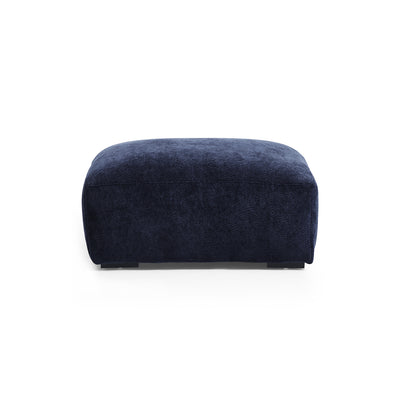 The Empress Navy Blue Ottoman-Navy Blue