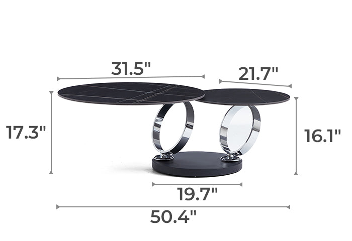 Satellite Modern Rotating Coffee Table