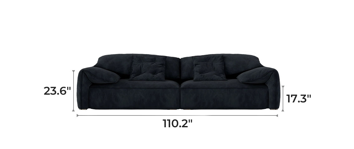 Dumbo Wabi-Sabi Beige Frosted Sofa