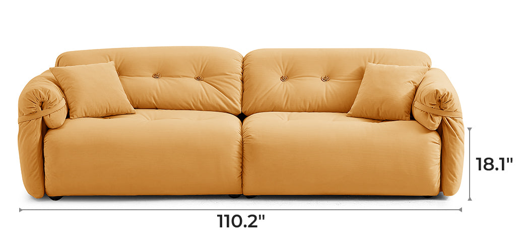 Butter Tufted Sofa