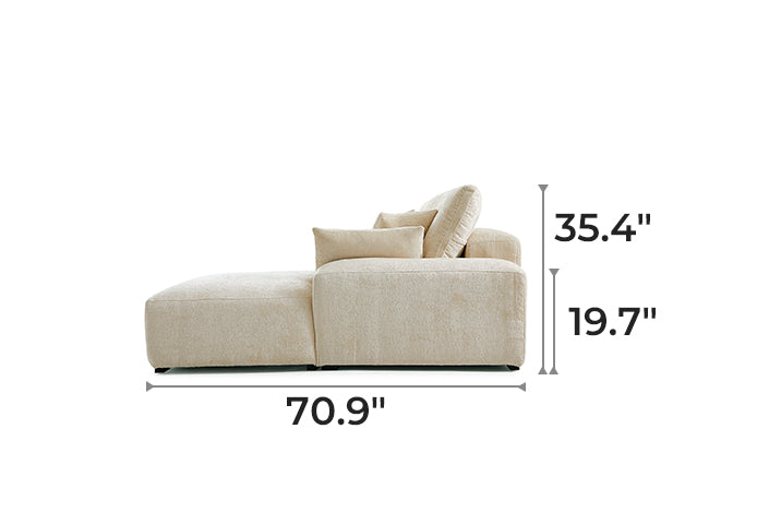 The Empress Green U-Shaped Sectional