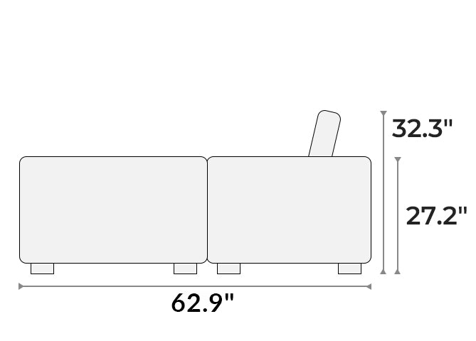 Piano L-Shaped Leather Sectional Sofa with Coffee Table