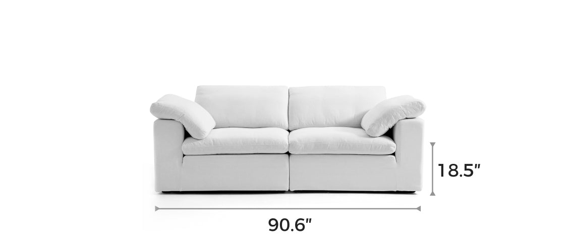 Tender Wabi-Sabi Beige Sofa