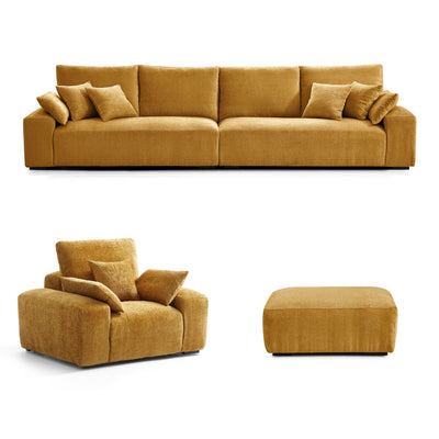 The Empress Yellow Sofa Set-hidden