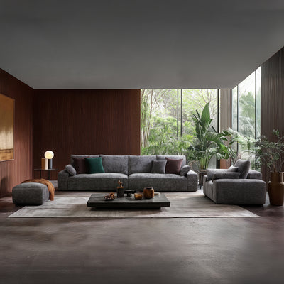 The Empress Gray Sofa Set