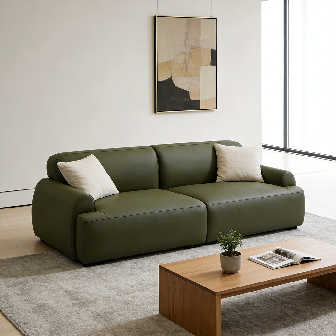 Brenley Modern Leather Sofa
