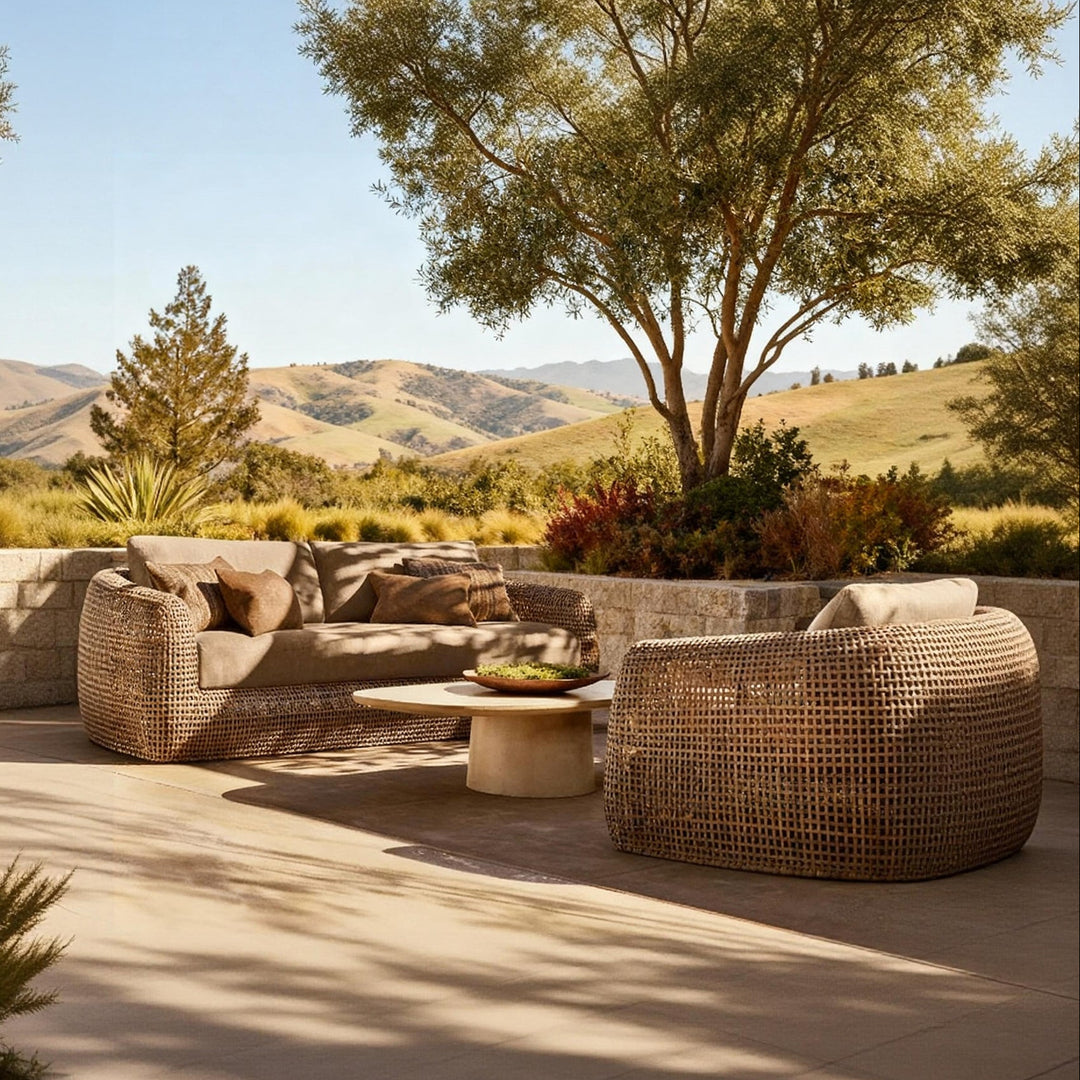 Nomad Weave Outdoor Lounge Sofa Set