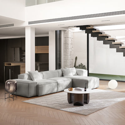 Freedom Modular Khaki Sectional Sofa-Gray