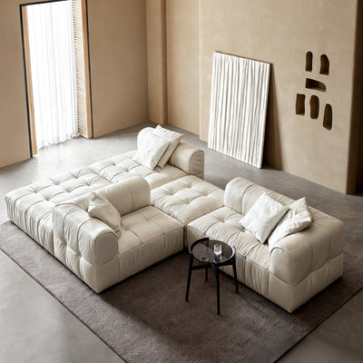 Kieayla Mino Soft Line Modular Sofa-White
