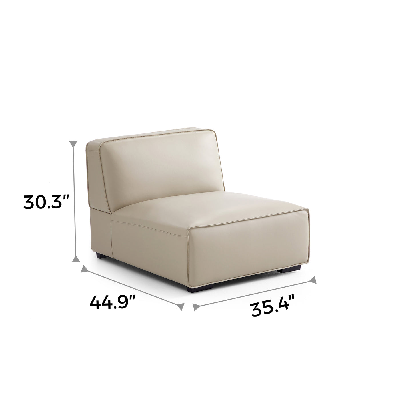 Domus Sofa Middle Seat-Beige