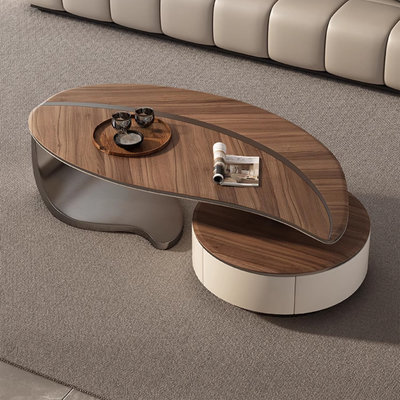 Leaf Curved Coffee Table Set