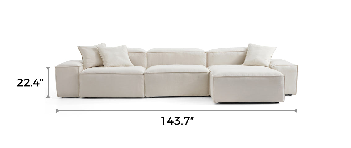 Freedom Modular Sofa with Ottoman