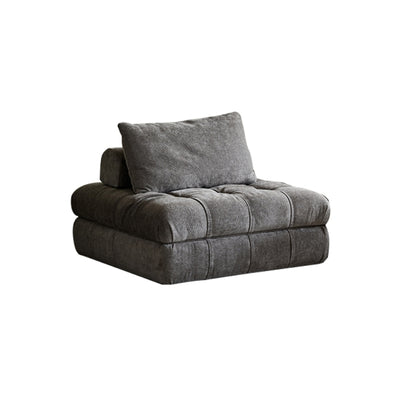 Block Modular White Sectional-Gray-1 Seater 43.3"