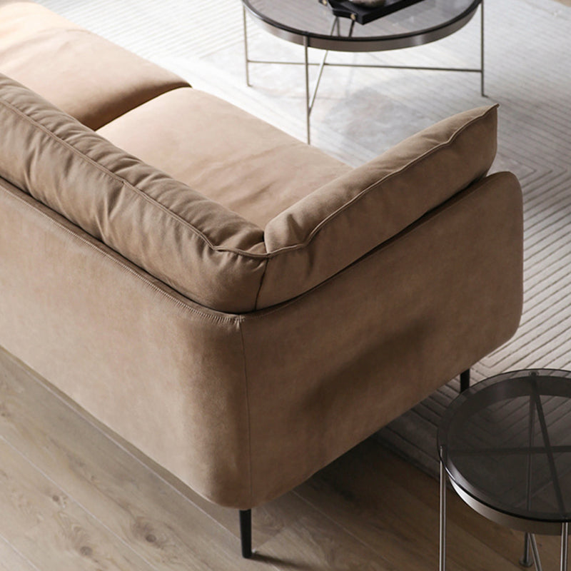 Vanilla Beige Fabric Sofa-Camel
