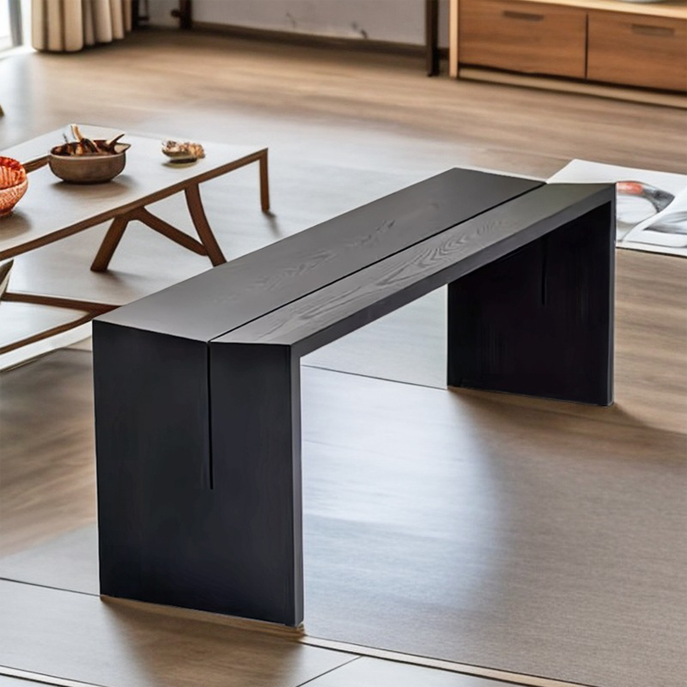 Varenna Ash Wood Bench