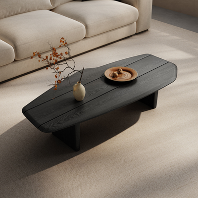 Darkwood Sculpt Coffee Table