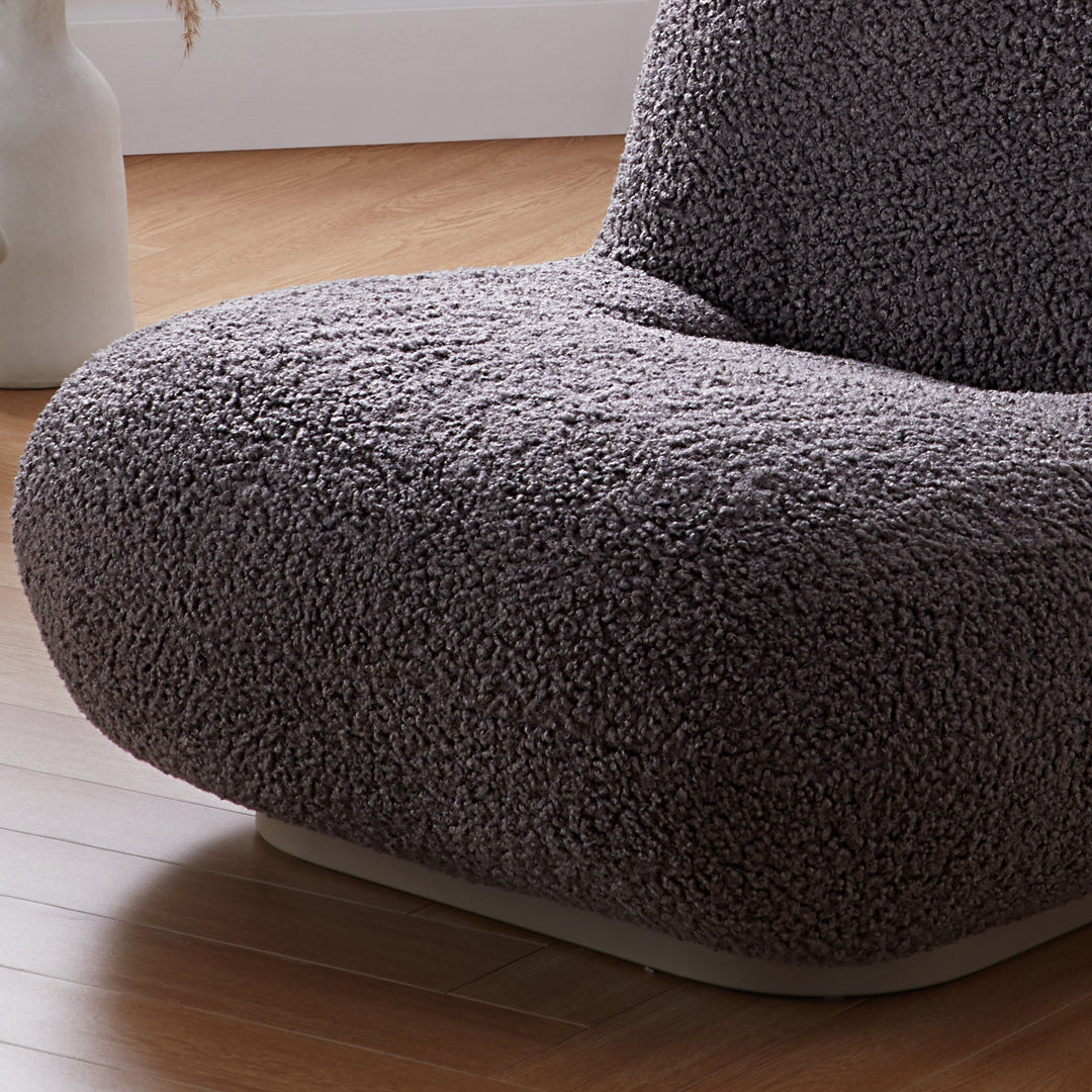 Puff Gray Accent Chair – SOKA HOME