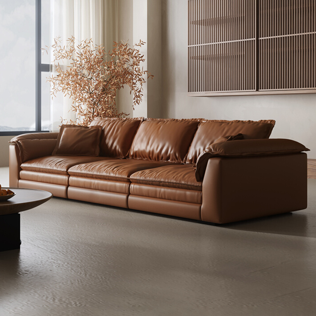Bergamo Classic Italian Leather Sofa