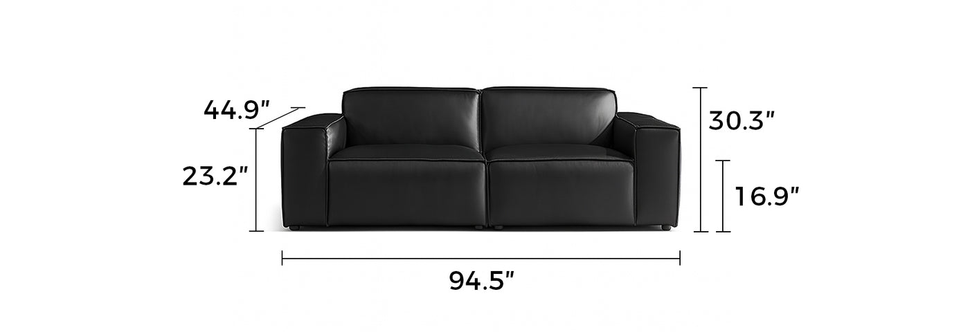 Kendall Italian Top Grain Leather Sofa