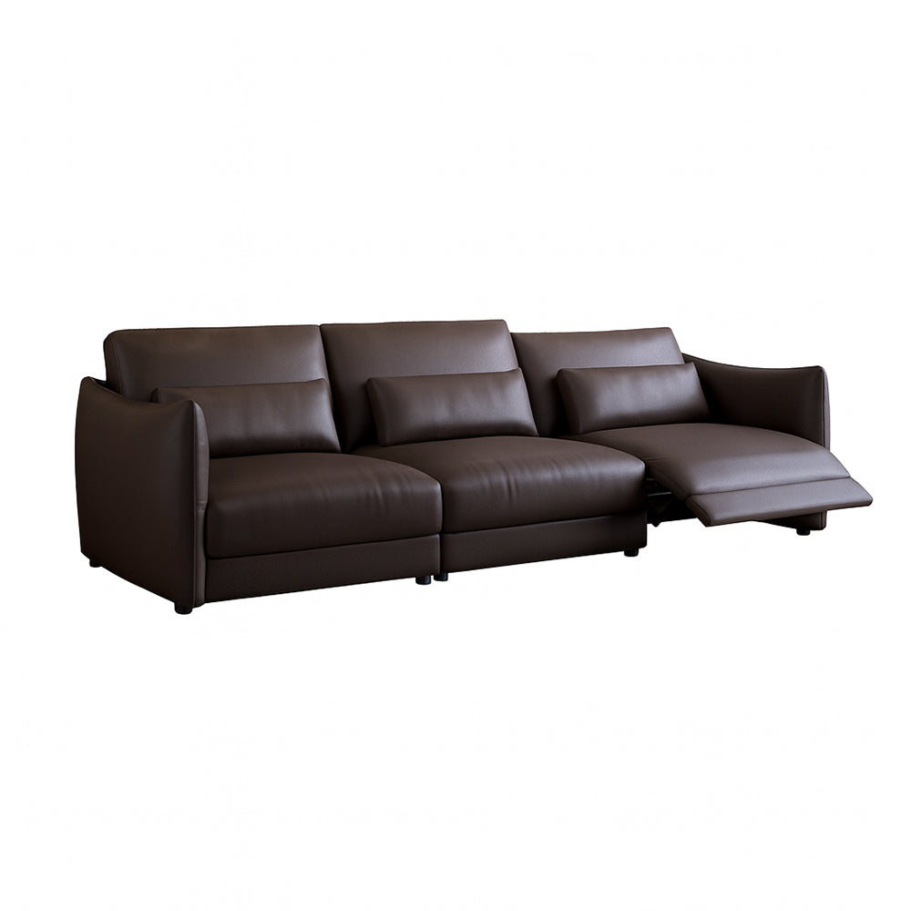 Ashby Top Grain Leather Power Recliner Sofa