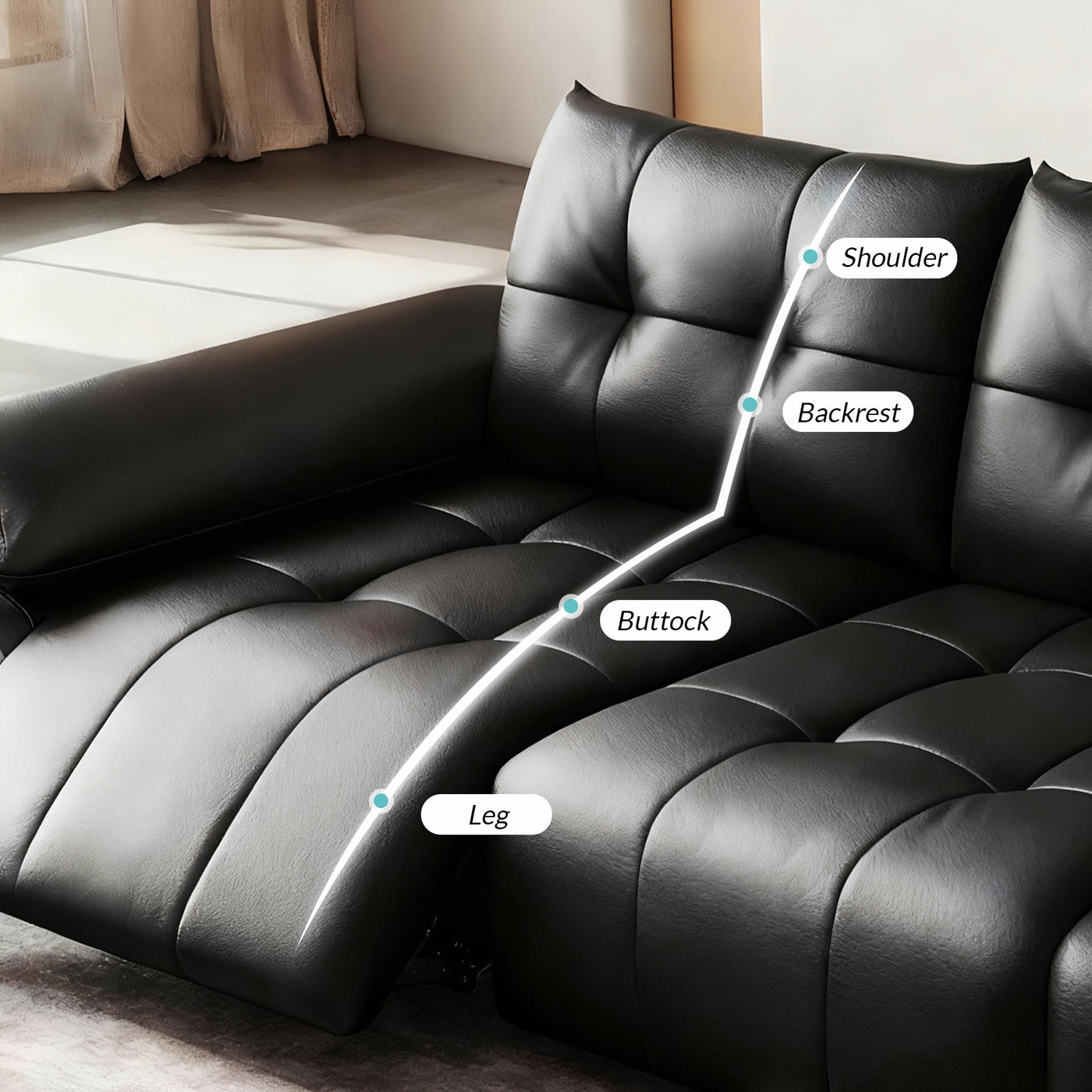 Duval Power Recliner Sofa
