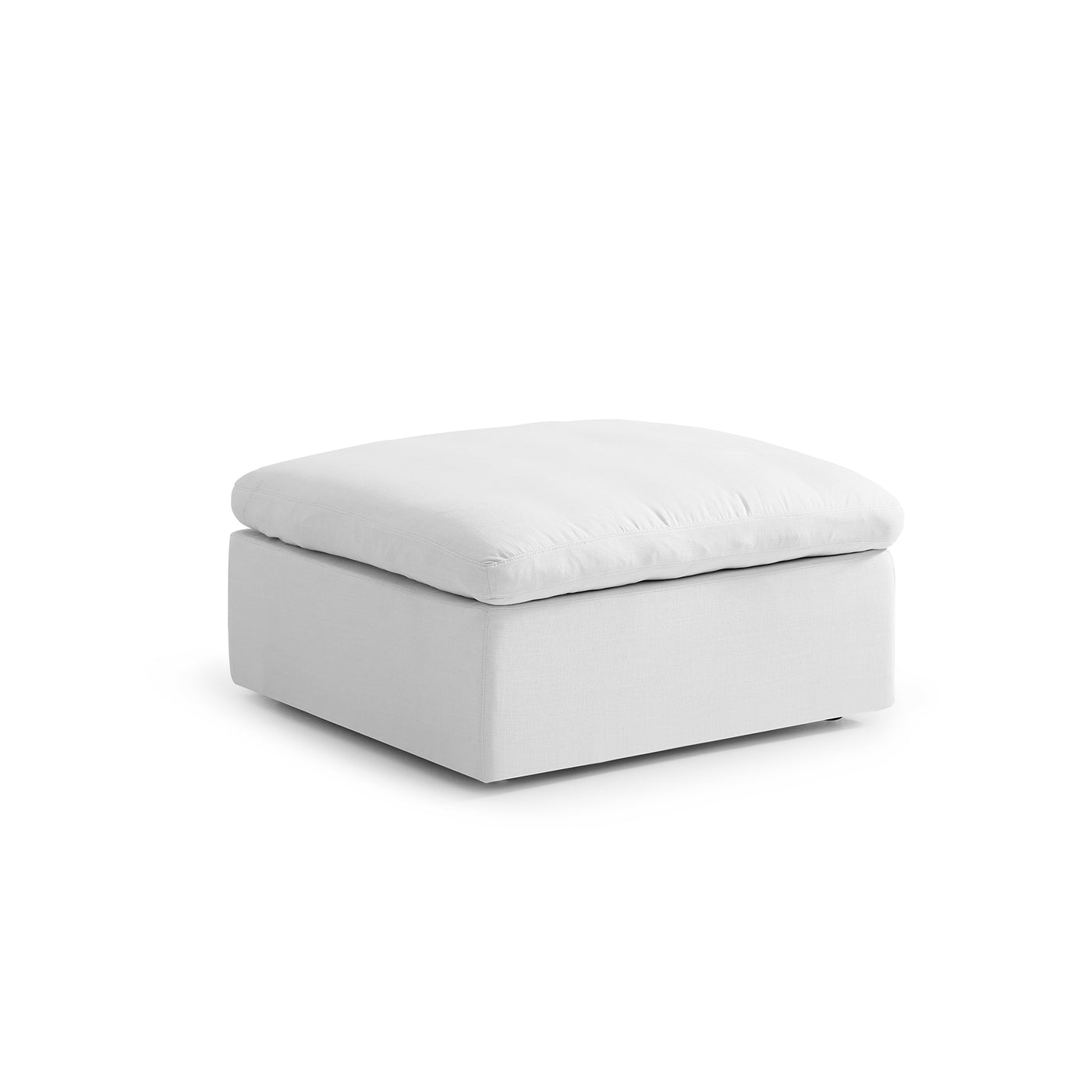 Tender Wabi Sabi White Sofa and Ottoman-White