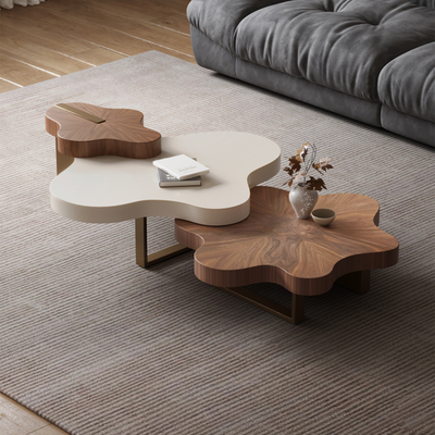 CloudBloom Layered Coffee Table